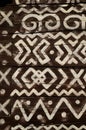 Close up of the decoration and pattern at Painted village of Cicmany, Slovakia Royalty Free Stock Photo